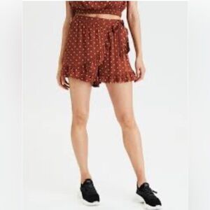 American Eagle Outfitters Brown High Waist Shorts